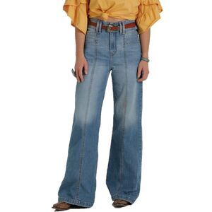 Cruel Denim Women’s Wide Leg Jeans – Light Stonewash – Size 33/15 – NWT